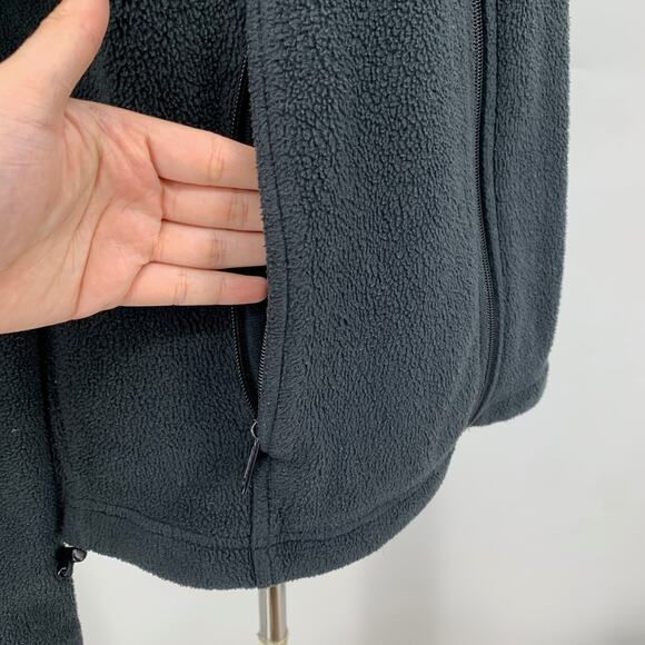 Columbia Jacket Womens M Medium Washed Black Benton Springs Full Zip Fleece - Picture 4 of 13